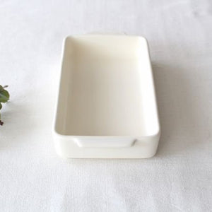 Stack gratin white heat-resistant pottery Banko ware