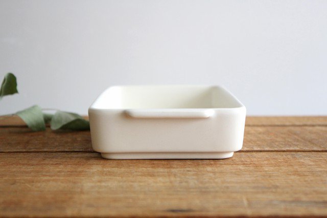 Square Deep Plate Gratin Dish White | Banko Ware