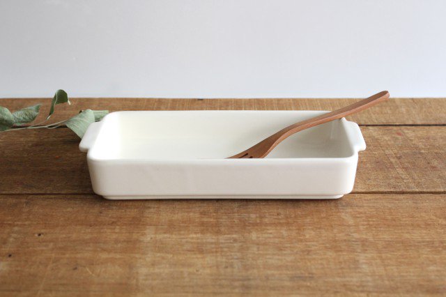 Square Deep Plate Gratin Dish White | Banko Ware