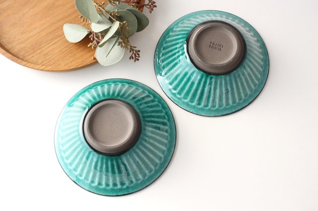 Salad bowl Turkish blue pottery Mino ware