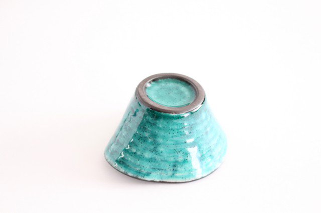 Dressing cup Turkish blue pottery Mino ware