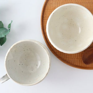 Soup Cup White Shaved | Mino Ware