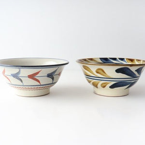 Toshin Kiln Ramen Bowl Deigo Arabesque  | Tsuboya Ware Yachimun