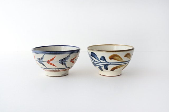 Toshin Kiln Soup Bowl Deigo Arabesque | Tsuboya Ware Yachimun