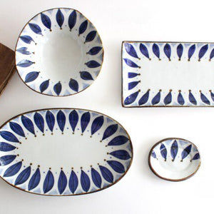 Sauce Plate Blue Petal | Hasami Ware