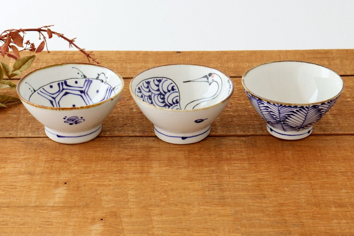 kotohogi Rice Bowl Pine | Hasami Ware