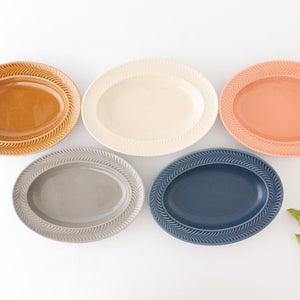 Oval Plate Rosemary Denim | Hasami Ware