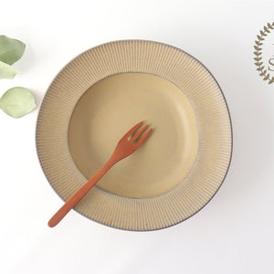 ORLO Pasta Plate Brown | Mino Ware