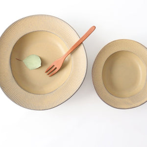 ORLO Pasta Plate Brown | Mino Ware