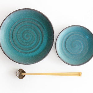 Round Plate Blue 15cm/5.9in | Mino Ware