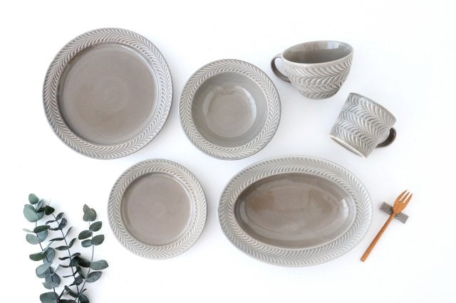 Round Bowl Rosemary Gray | Serving Bowl Hasami Ware