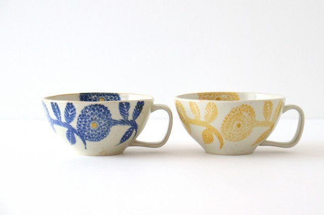 Soup Cup Blue Dahlia | Hasami Ware