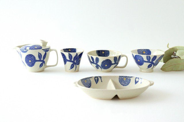 Soup Cup Blue Dahlia | Hasami Ware