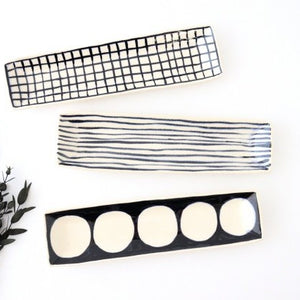 Rectangle Plate Lattice | Sushi Plate Arita Ware