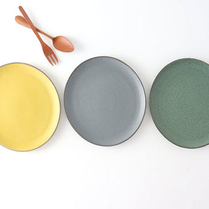 kei Large Plate Green | Mino Ware