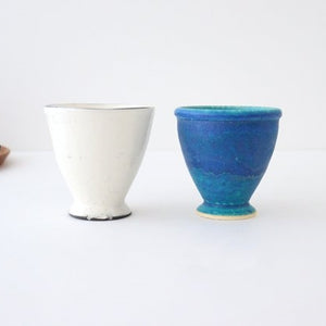 Sake Cup Goblet White | Shigaraki Ware