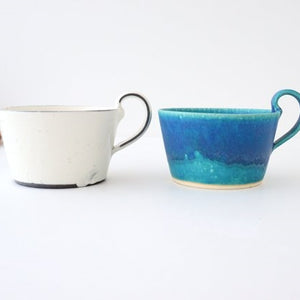 Soup Cup Turquoise | Shigaraki Ware