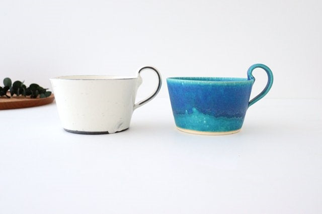 Soup Cup Turquoise | Shigaraki Ware