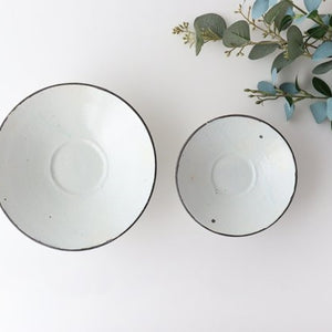 Shallow Bowl White 18cm/7.1in | Serving Bowl Shigaraki Ware