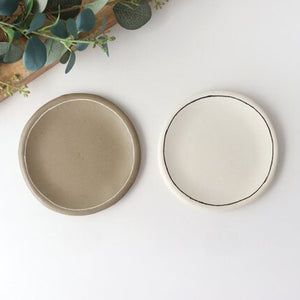 Small Round Plate White | Shigaraki Ware