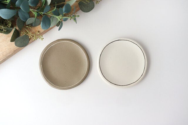 Small Round Plate White | Shigaraki Ware