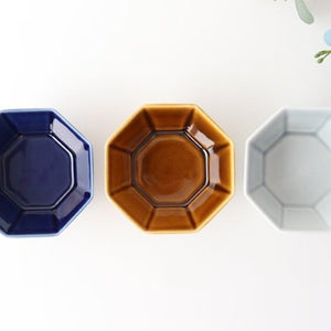 Octagonal Small Bowl Blue | Kobachi Mino Ware