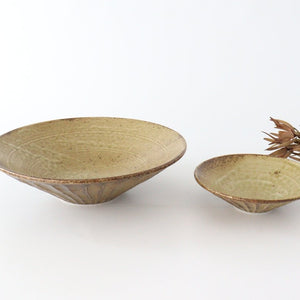 Wakura Shallow Bowl L | Serving Bowl Mino Ware