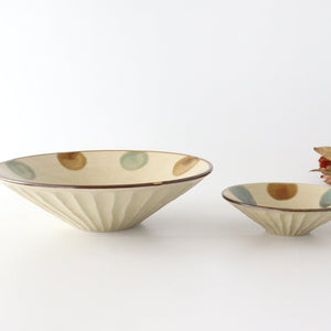 Ryukyu Drop Shallow Bowl | Serving Bowl Mino Ware