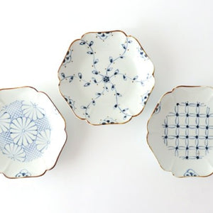 Flower-shaped Plate Shippo Pattern | Arita Ware