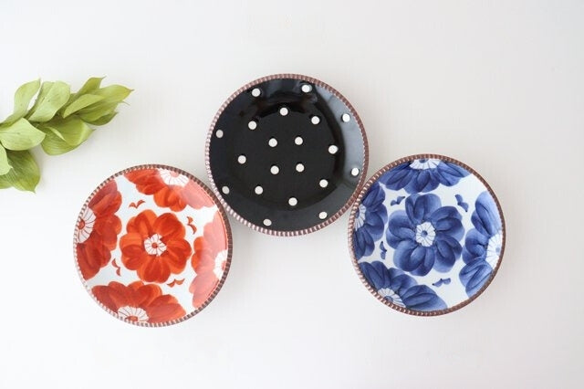 Round Plate PolKa Dot Medium | Arita Ware