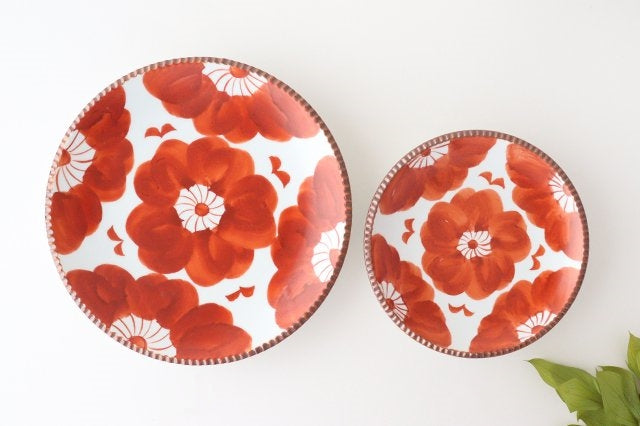 Round Plate Red Sophia Large | Arita Ware