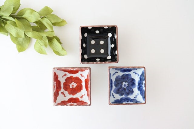 Small Square Bowl Red Sophia | Kobachi Arita Ware