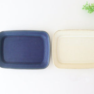 Square plate L ivory pottery Sucre Hasami ware