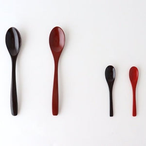 Ishikawa Shippohdo Lacquerware Cury Spoon Black