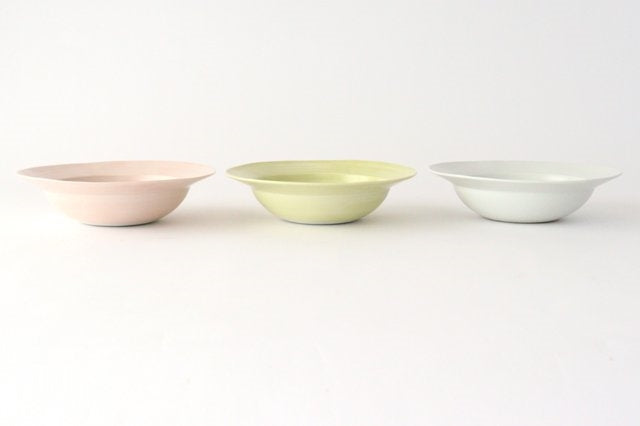 Rim bowl white porcelain Hasami ware