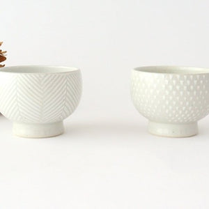 ORIME Small Bowl Herringbone White | Hasami Ware