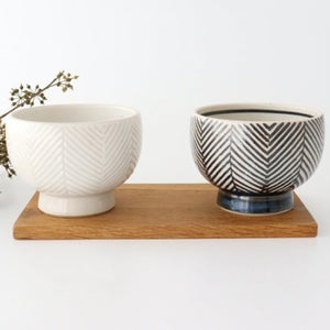 ORIME Small Bowl Herringbone White | Hasami Ware