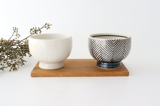 ORIME Small Bowl Herringbone White | Hasami Ware