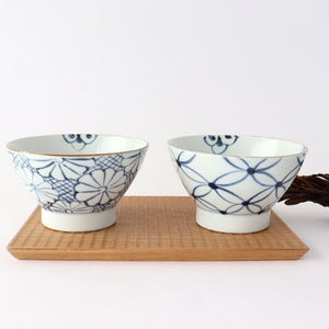 Bowl Blue Chrysanthemum Pattern M | Serving Bowl Arita Ware