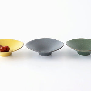 kei Morning Glory-shaped Bowl Green | Serving Bowl Mino Ware