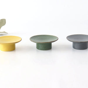 kei Small Compote Green 7.5cm/5.9in | Mino Ware