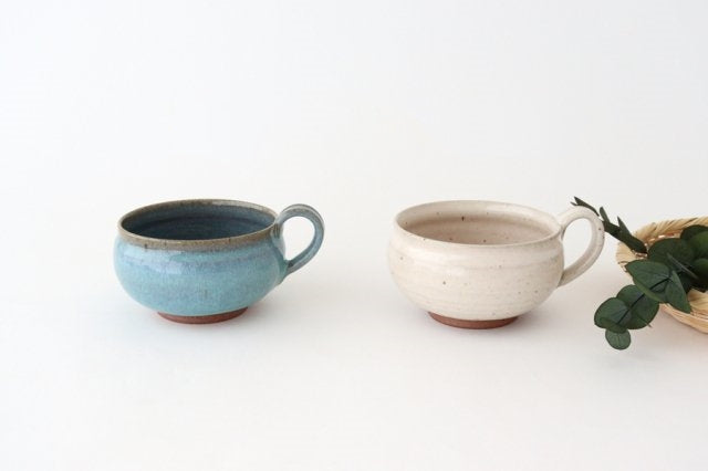 Soup Cup Blue&Gray | Mino Ware