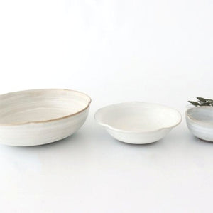 Flower Bowl White | Serving Bowl Mino Ware