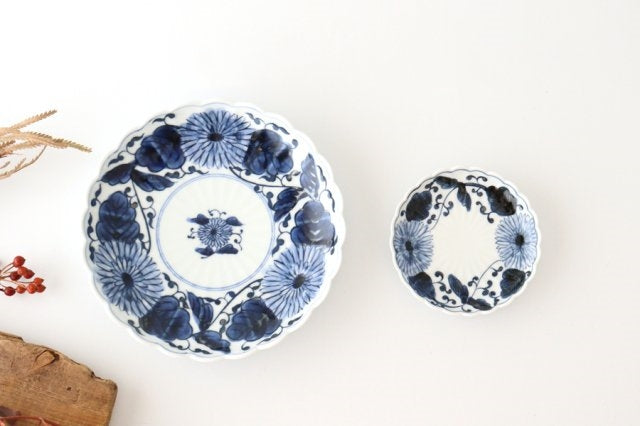 Round Plate Chrysanthemum Arabesque | Imari Ware