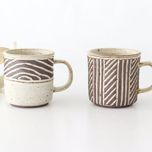 tomaru Mug Line Pattern  | Shigaraki Ware