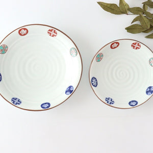 Oval Deep Plate Round Pattern 19.5cm/7.7in | Arita Ware