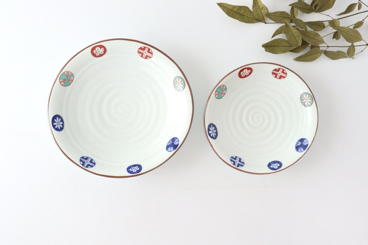 Oval Deep Plate Round Pattern 19.5cm/7.7in | Arita Ware