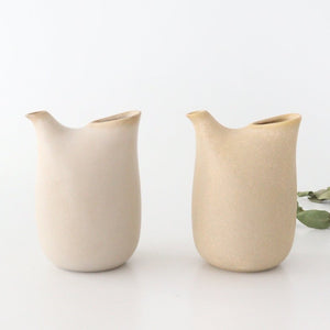 Sake Carafe Tokkuri White | Mino Ware