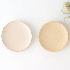 Sauce Plate Beige 9cm/3.5in | Mino Ware