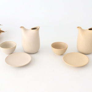 3-piece Sake Set White | Mino Ware